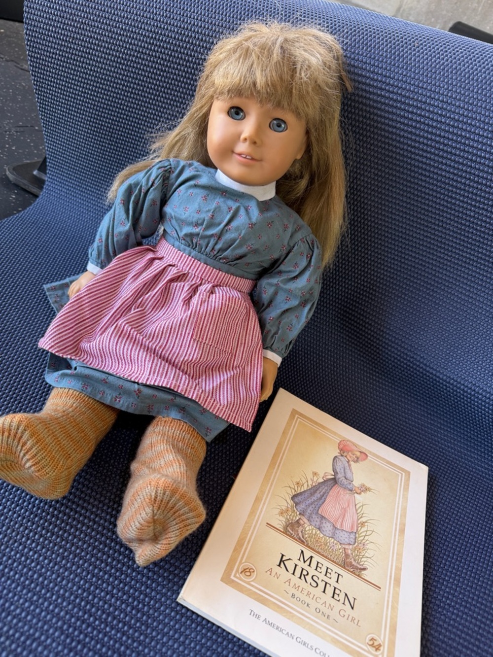 Vintage original Kirsten American Girl Doll with Book